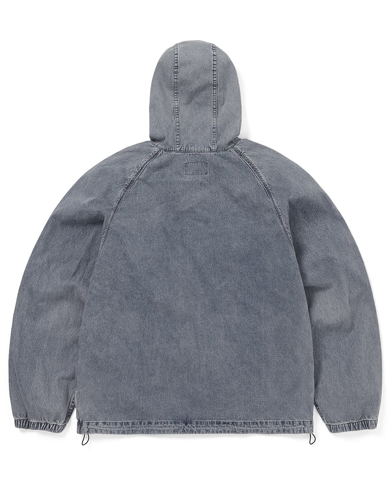 SP-Logo Denim Windbreaker - Washed Blue - thisisneverthat