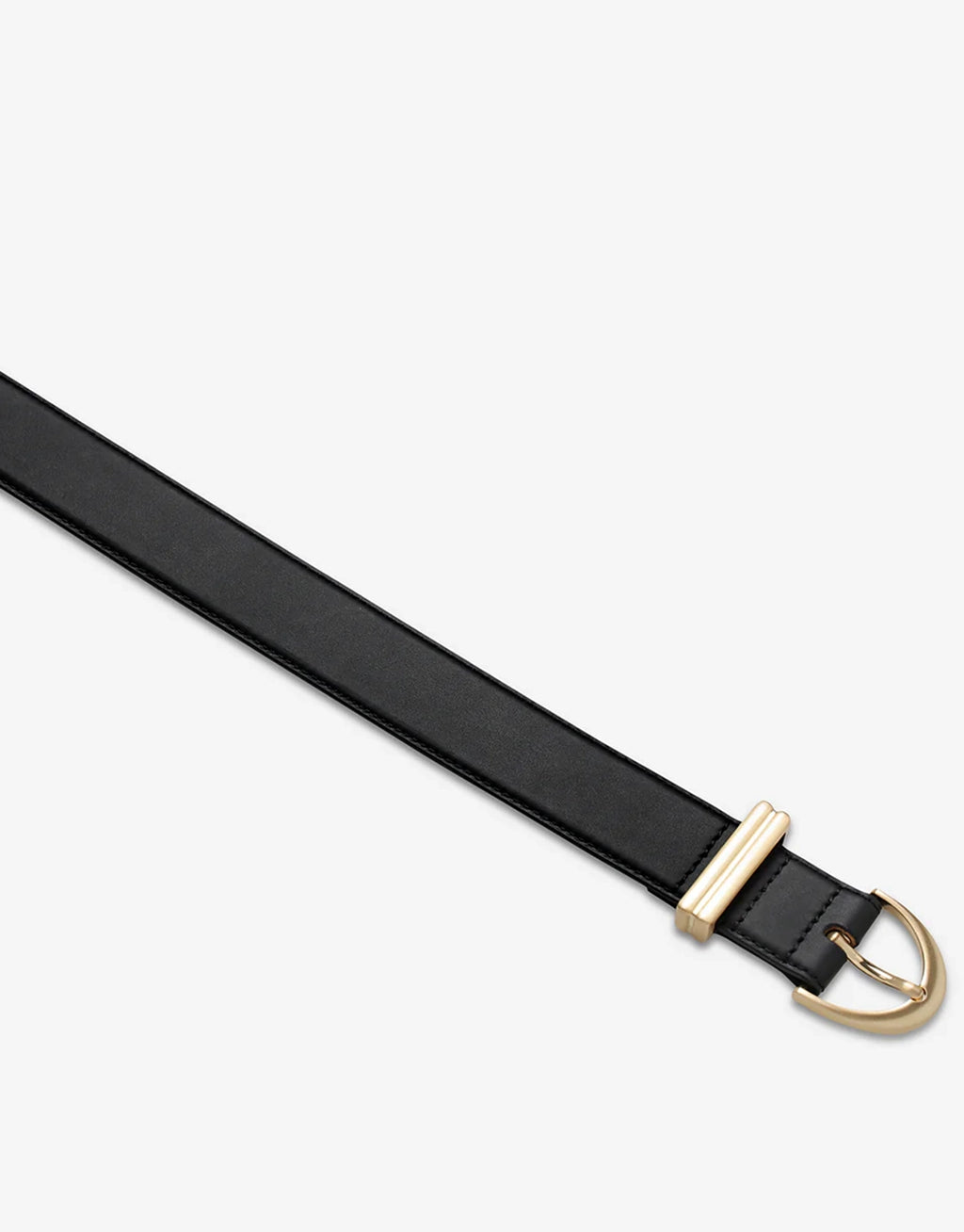 Under Your Spell Belt - Black Nappa / Gold
