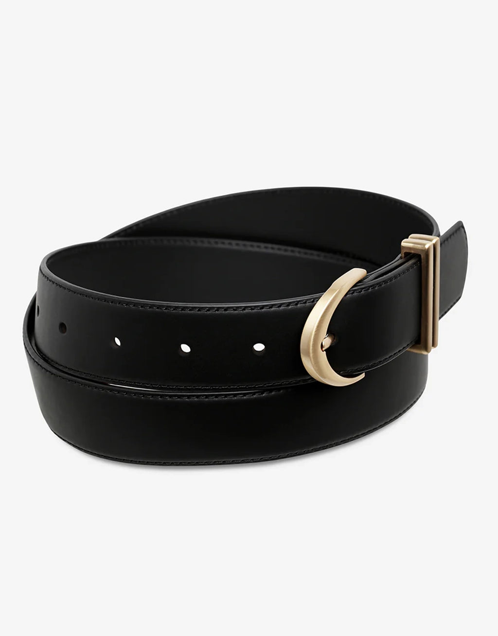 Under Your Spell Belt - Black Nappa / Gold