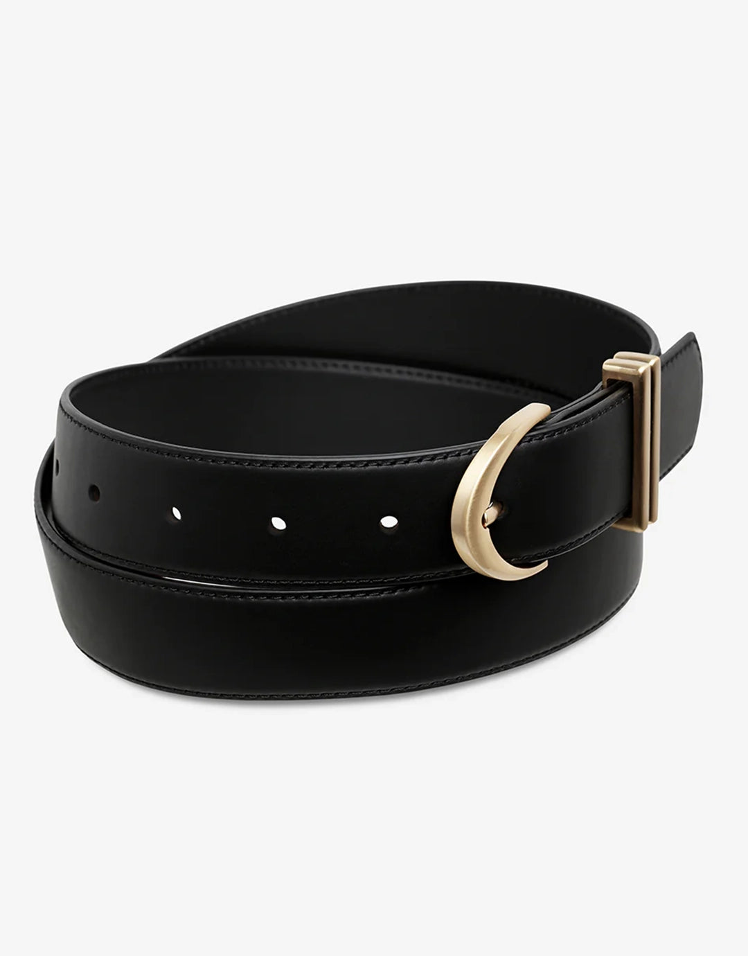 Under Your Spell Belt - Black Nappa / Gold