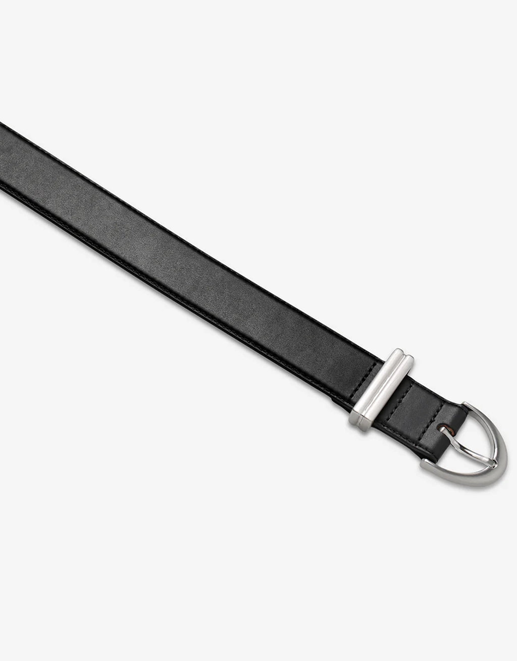 Under Your Spell Belt - Black Nappa/Silver