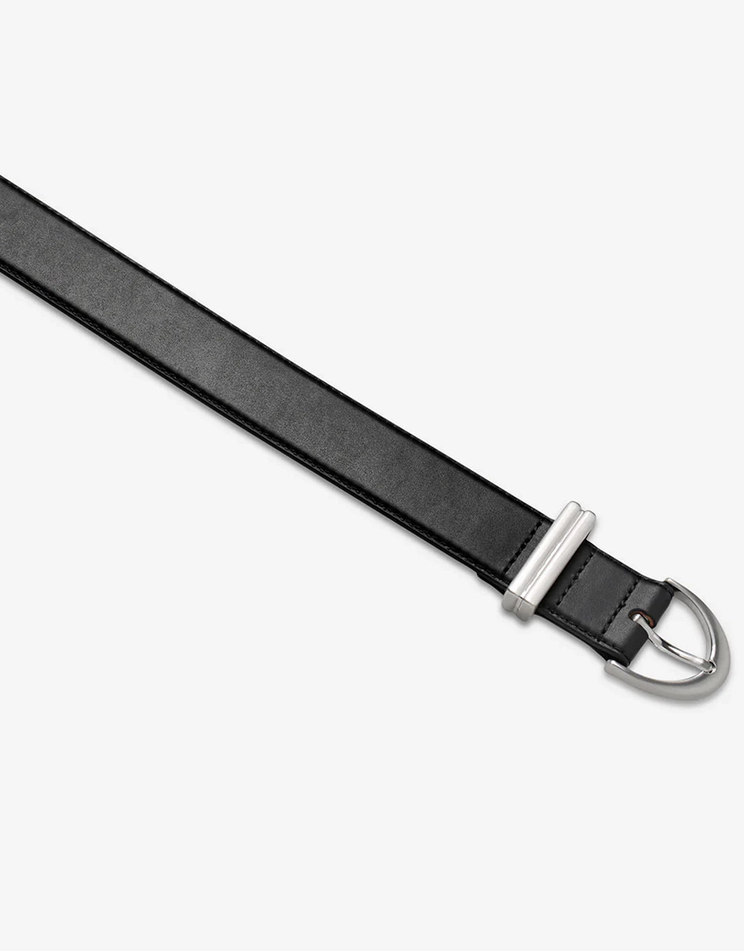 Under Your Spell Belt - Black Nappa/Silver