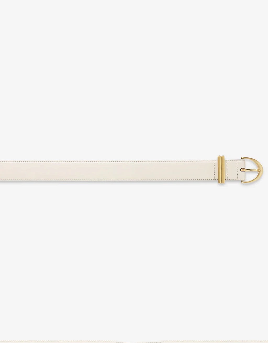 Under Your Spell Belt - Ivory Nappa / Gold