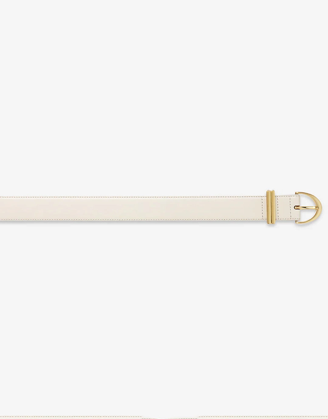 Under Your Spell Belt - Ivory Nappa / Gold