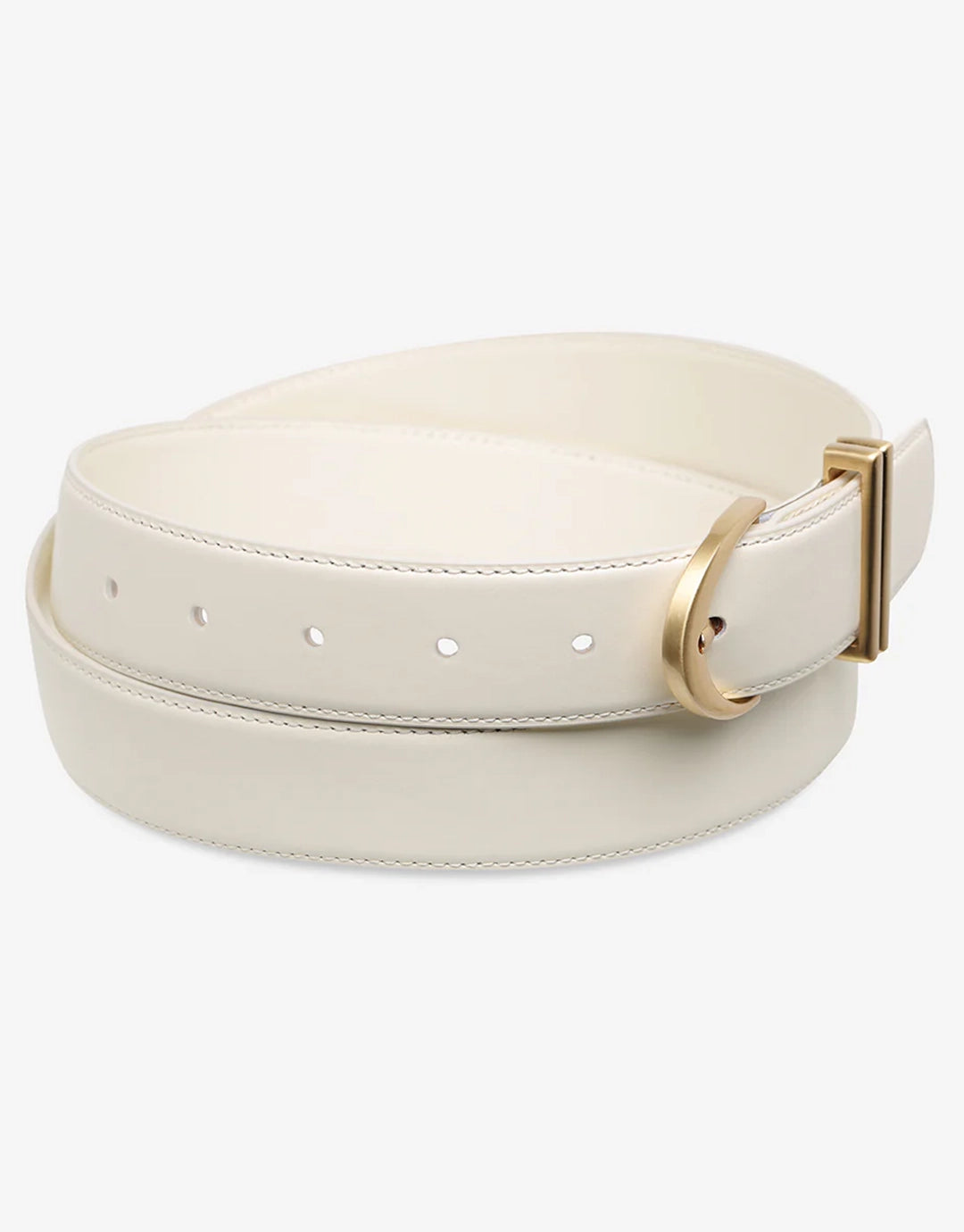 Under Your Spell Belt - Ivory Nappa / Gold