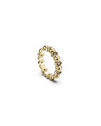 Darkness and Light Ball Chain Ring Clear Quartz / 18K Gold Plated - Stolen Girlfriends Club