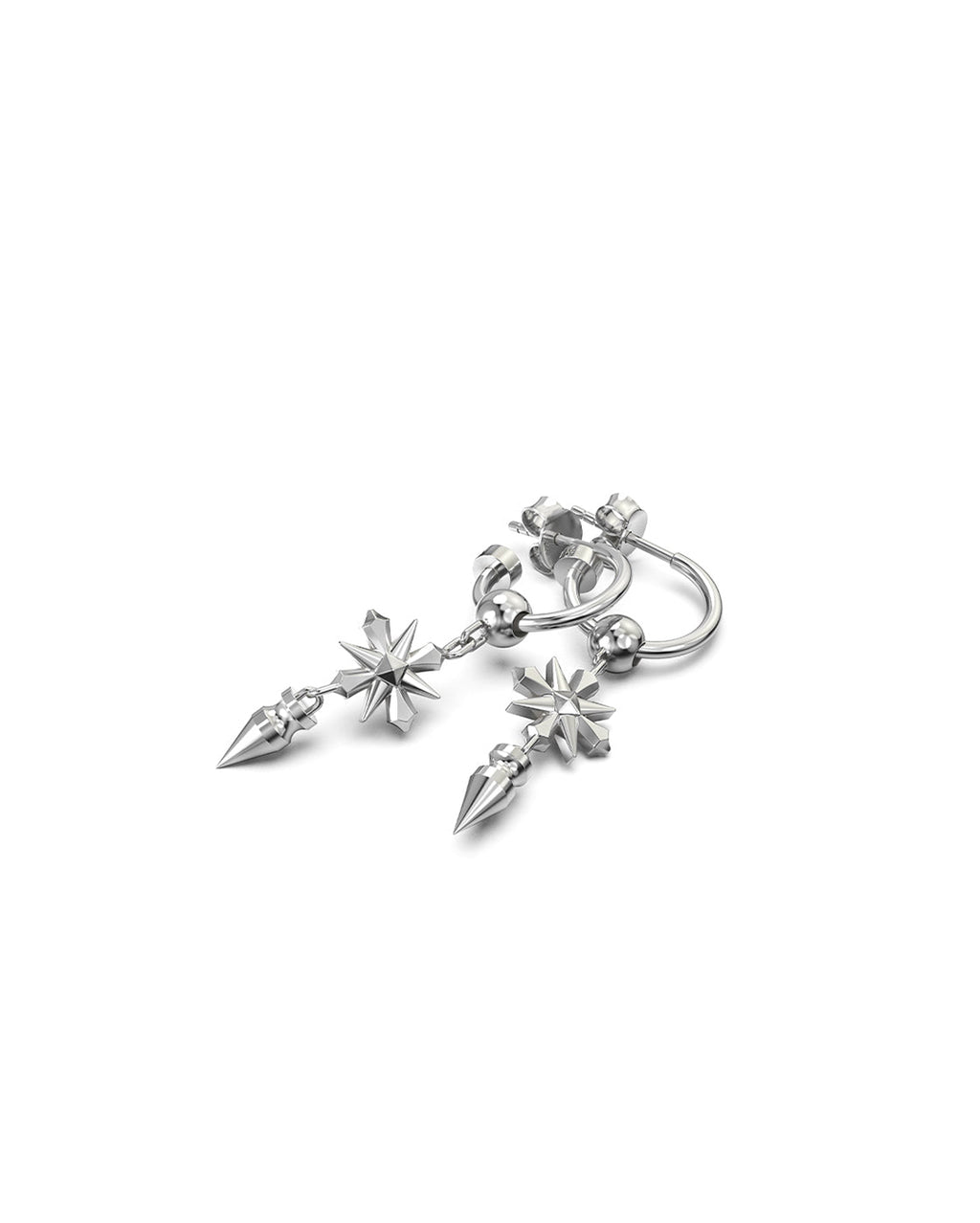 Midnight Cross Anchor Earrings - Stolen Girlfriends Club