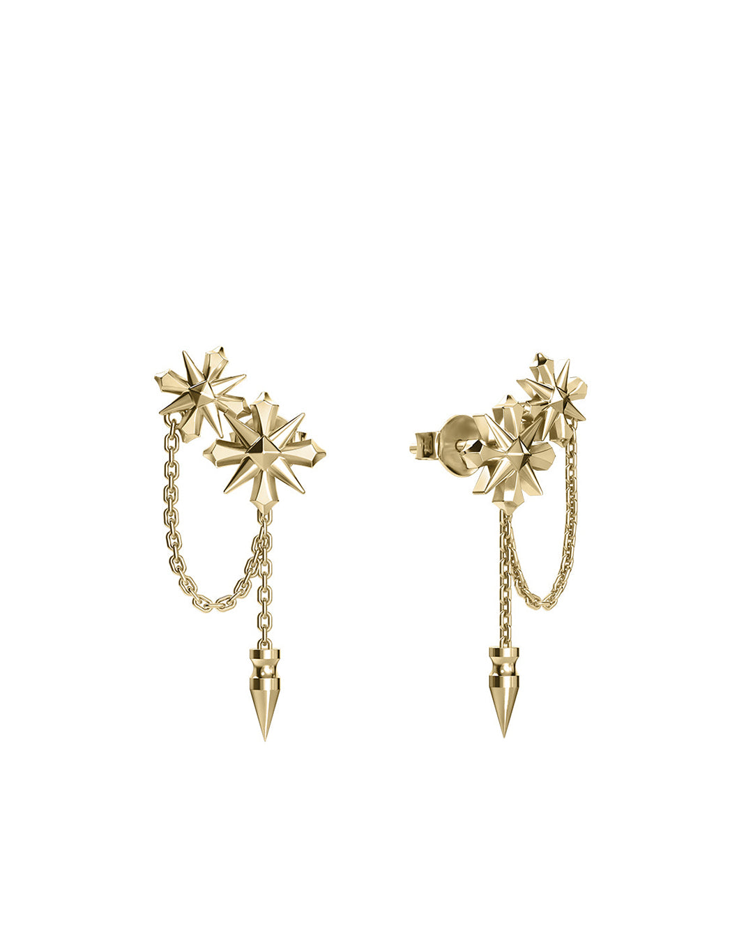 Midnight Cross Drop Earrings - Stolen Girlfriends Club