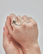 Regal Harmony Ring London Topaz / 18K Gold Plated - Stolen Girlfriends Club