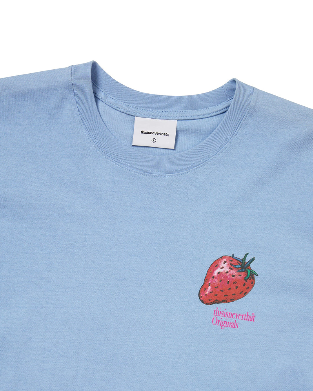 Strawberry Tee - Lavender Grey - thisisneverthat