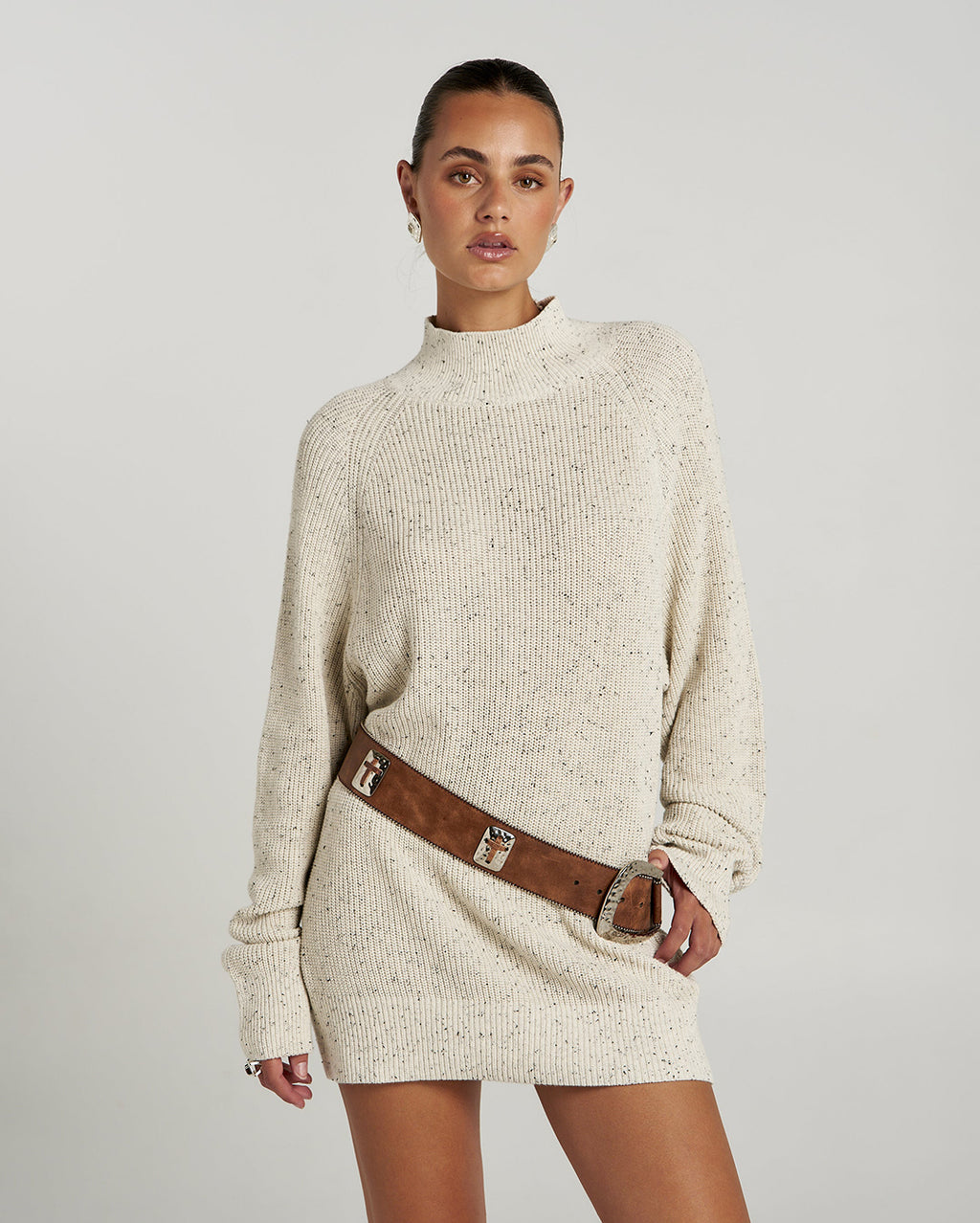 Longline Knit - Oatmeal Marle 6