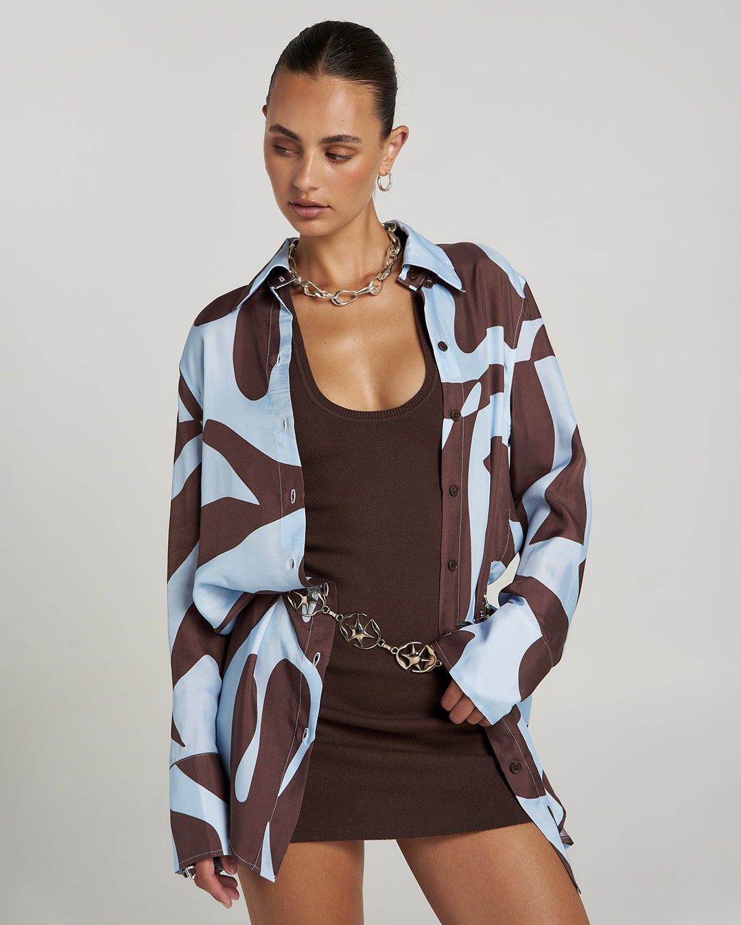 Phoebe Mini Dress - Espresso 9