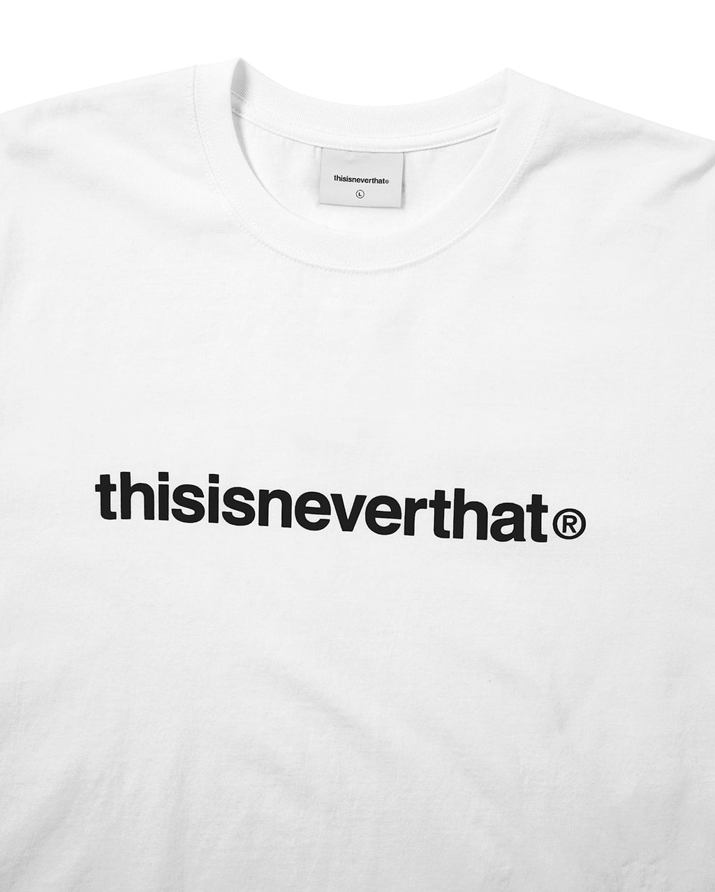 T-Logo L/S Tee - White - thisisneverthat