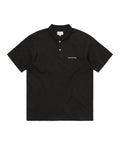 T-Logo S/S Jersey Polo - Black - thisisneverthat