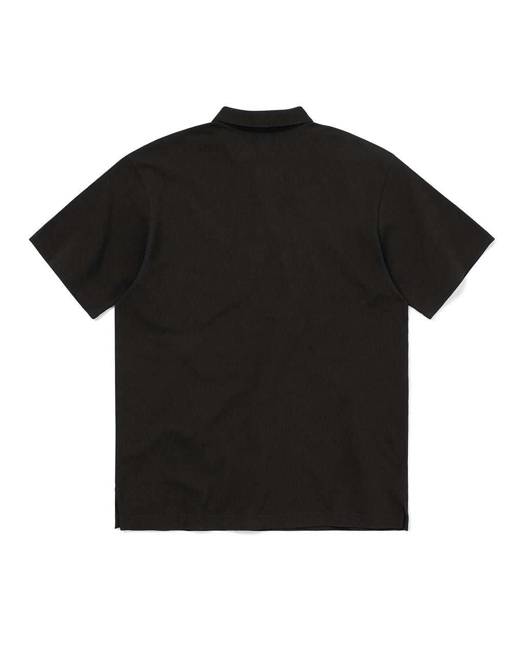 T-Logo S/S Jersey Polo - Black - thisisneverthat