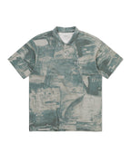T-Logo S/S Jersey Polo - Denim Patchwork - thisisneverthat