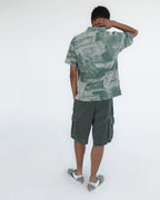 T-Logo S/S Jersey Polo - Denim Patchwork - thisisneverthat