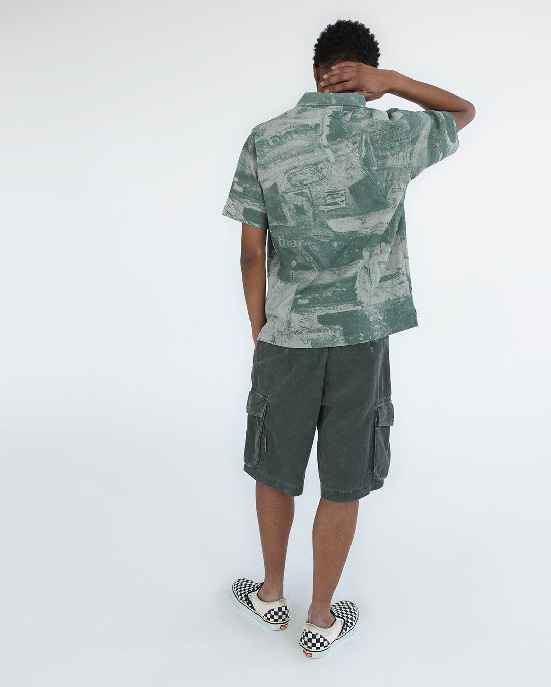 T-Logo S/S Jersey Polo - Denim Patchwork - thisisneverthat