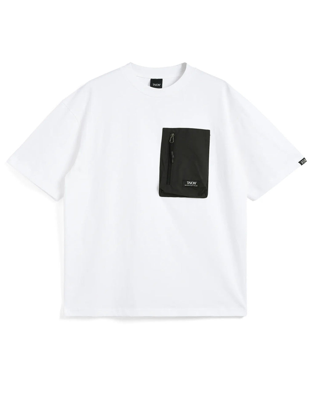 Mountain Storage Pocket T-Shirt - Off White - Taion