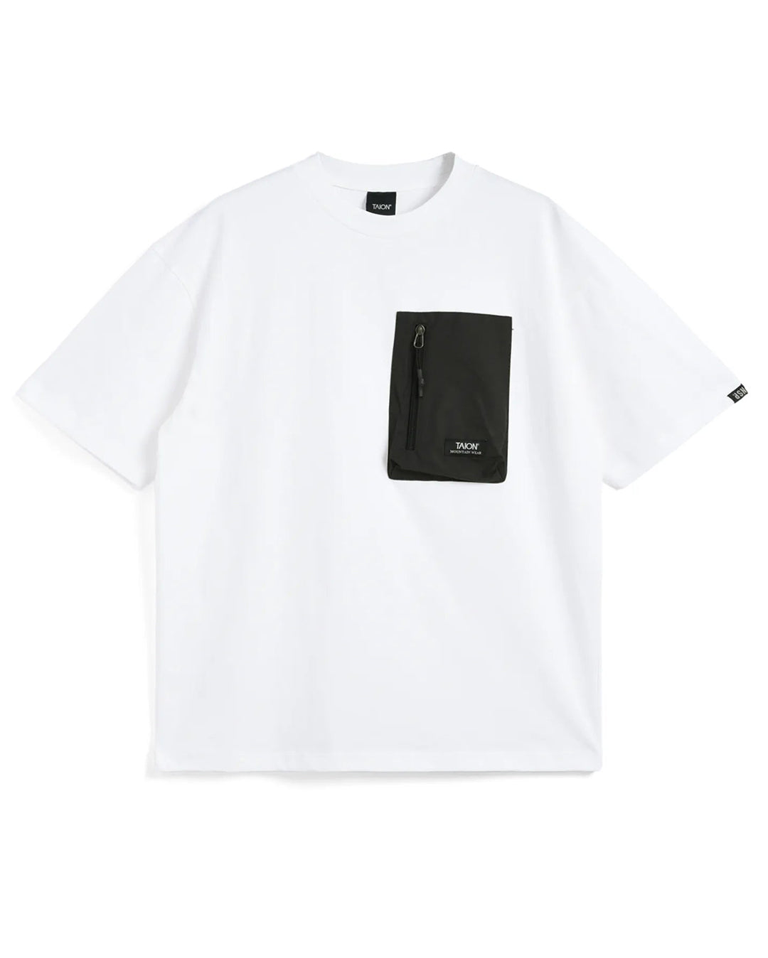 Mountain Storage Pocket T-Shirt - Off White - Taion