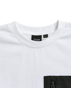 Mountain Storage Pocket T-Shirt - Off White - Taion