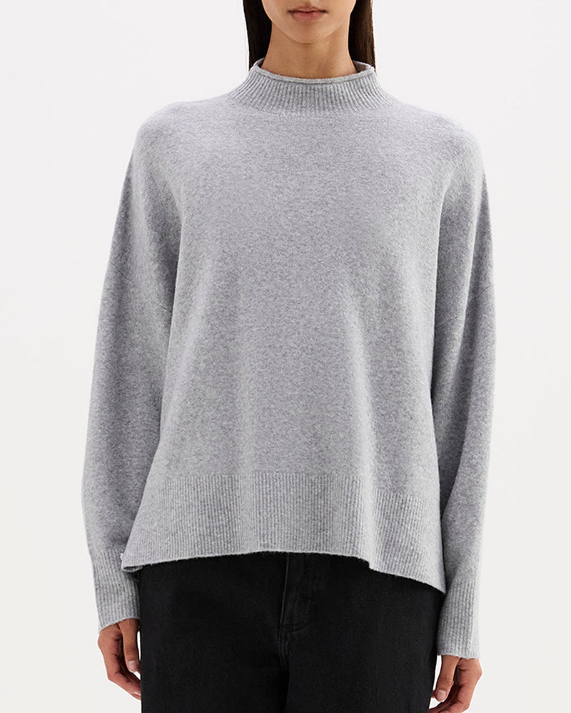 Taylor Knit - Grey Marle - Nude Lucy