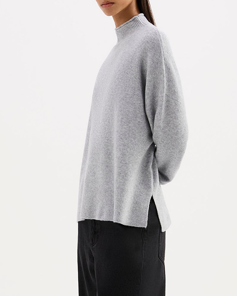 Taylor Knit - Grey Marle - Nude Lucy