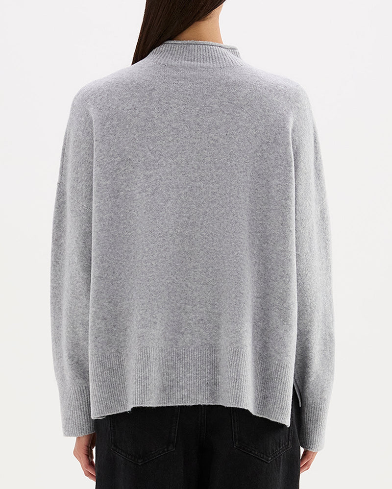 Taylor Knit - Grey Marle - Nude Lucy