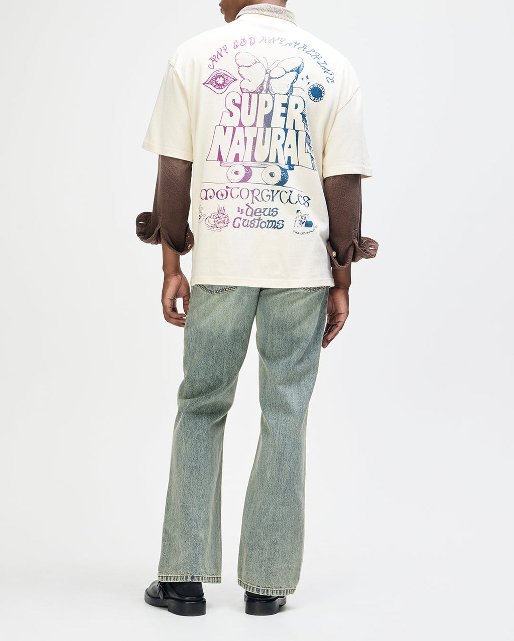 Temple Torque Os Tee - Dirty White - Deus Ex Machina