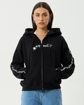 Terra - Recycled Zip Hood - Black - Afends