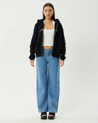 Terra - Recycled Zip Hood - Black - Afends