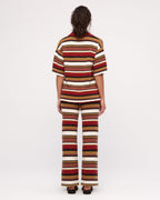 Textured Knit Shirt - Earth Stripe - Zulu and Zephyr