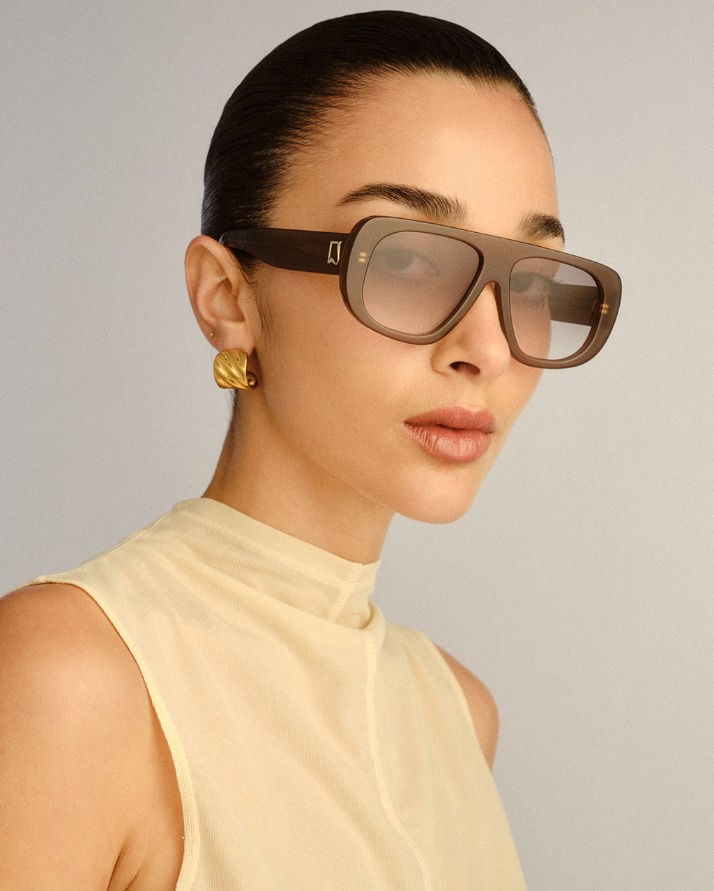 The Dionne Sunglasses - Mushroom - Luv Lou