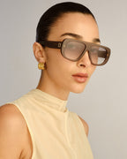 The Dionne Sunglasses - Mushroom - Luv Lou