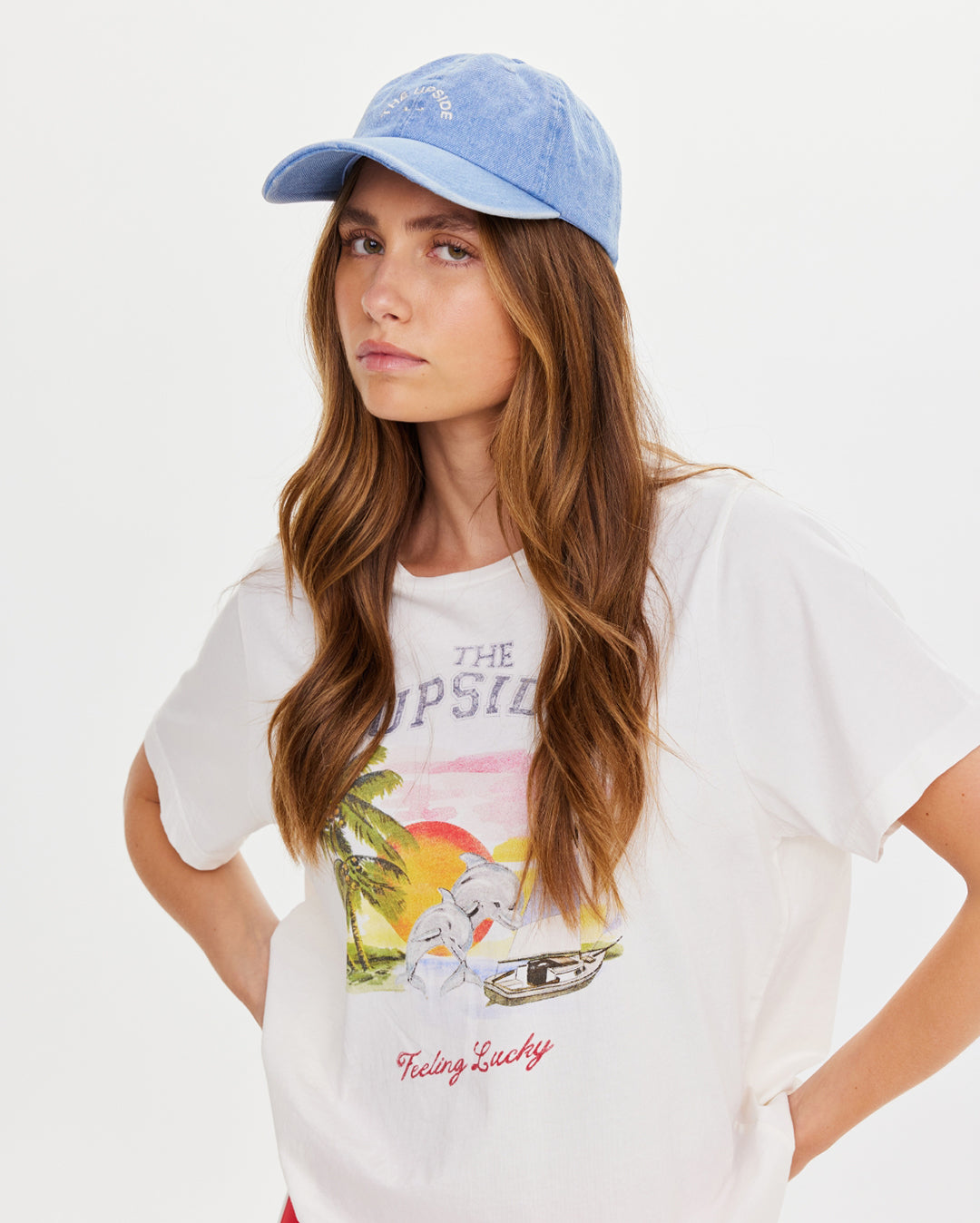 Washed Denim Soft Cap - Denim Blue