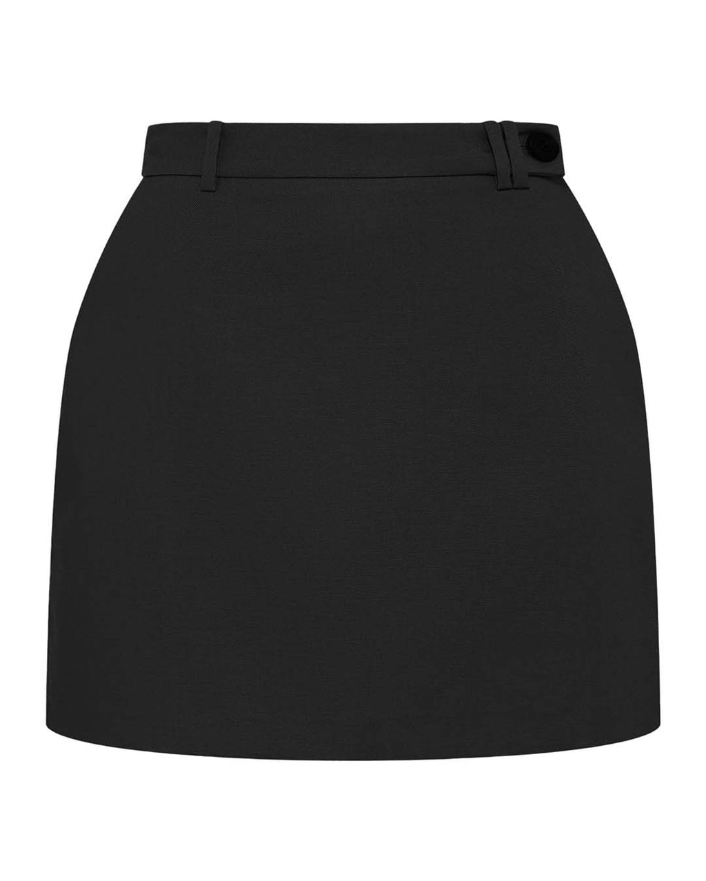 Thea Mini Skirt - Black - Nude Lucy