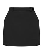 Thea Mini Skirt - Black - Nude Lucy
