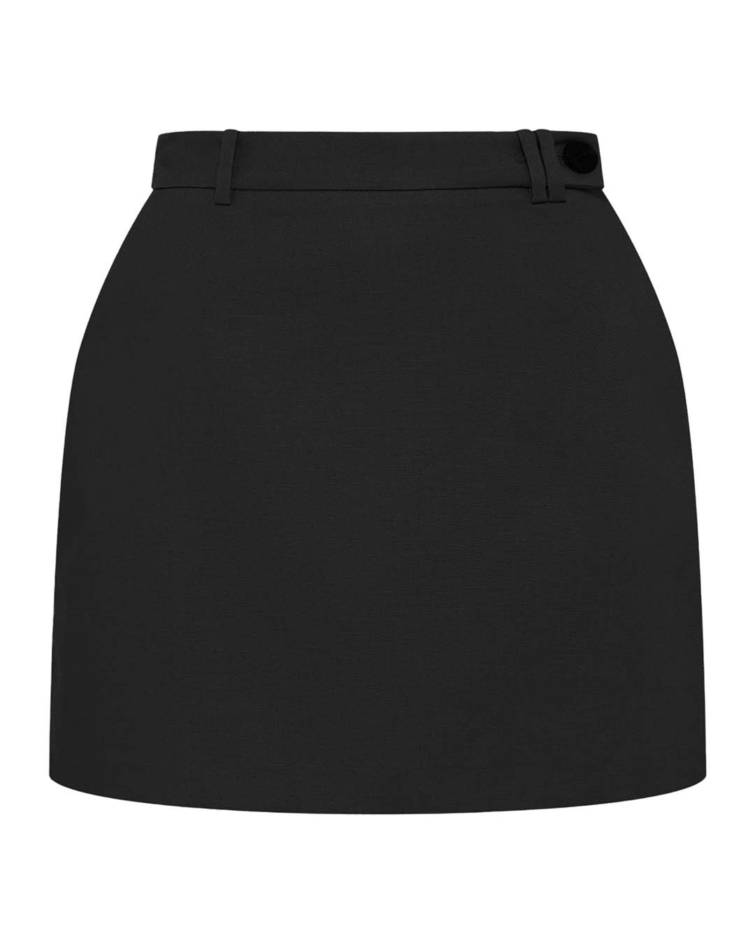 Thea Mini Skirt - Black - Nude Lucy