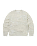 Camouflage Jacquard Knit Crew - Natural - thisisneverthat