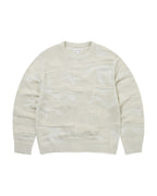 Camouflage Jacquard Knit Crew - Natural - thisisneverthat
