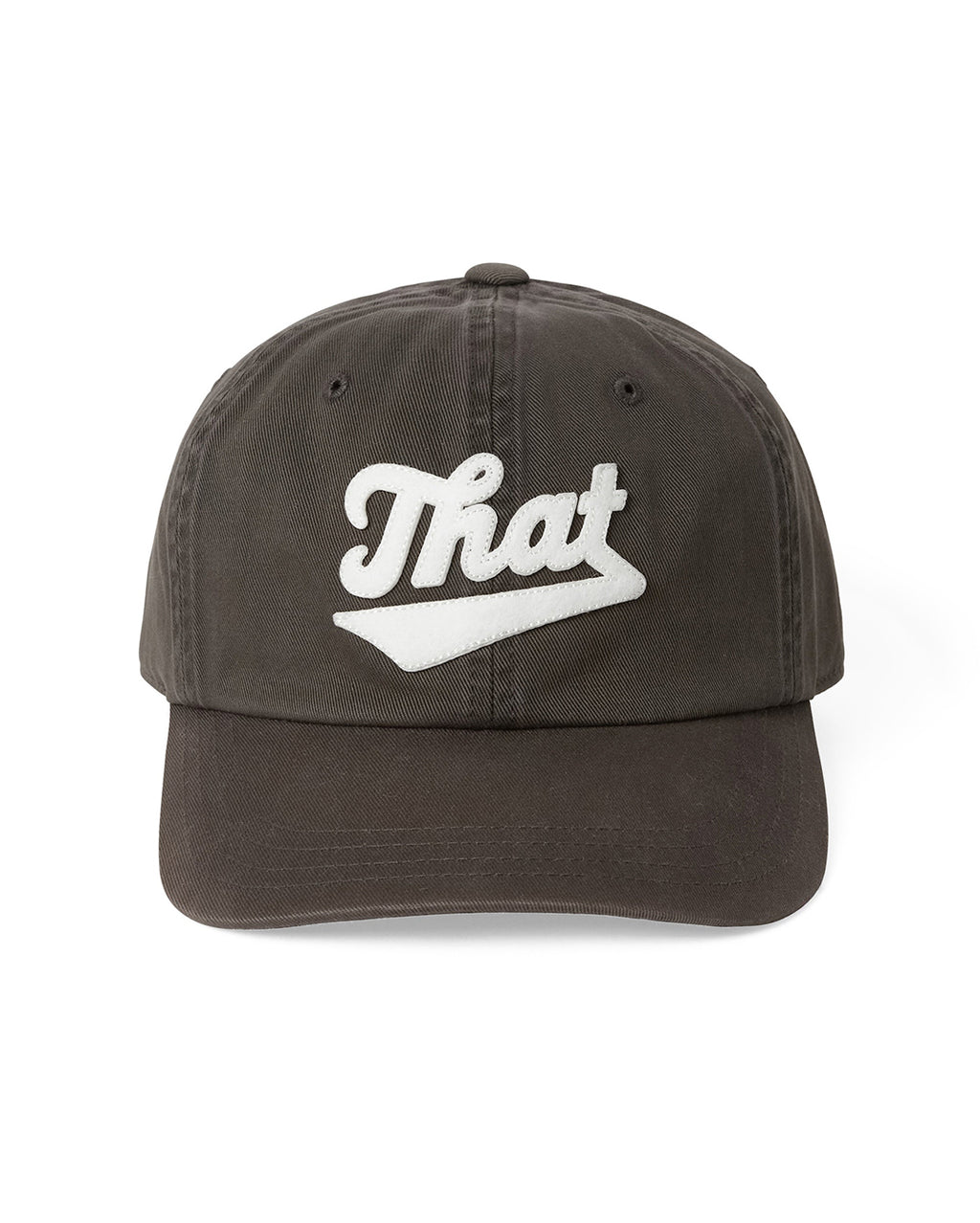 Overdyed That Applique Cap - Washed Black - thisisneverthat