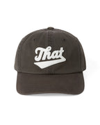 Overdyed That Applique Cap - Washed Black - thisisneverthat