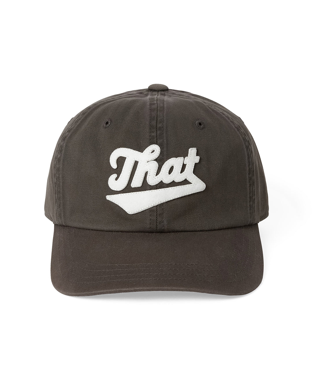 Overdyed That Applique Cap - Washed Black - thisisneverthat
