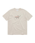 Stitched Birds Tee - Beige - thisisneverthat