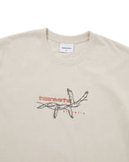 Stitched Birds Tee - Beige - thisisneverthat