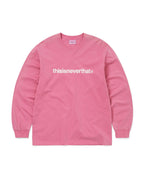 T-Logo Long Sleeve Tee - Taffy - thisisneverthat