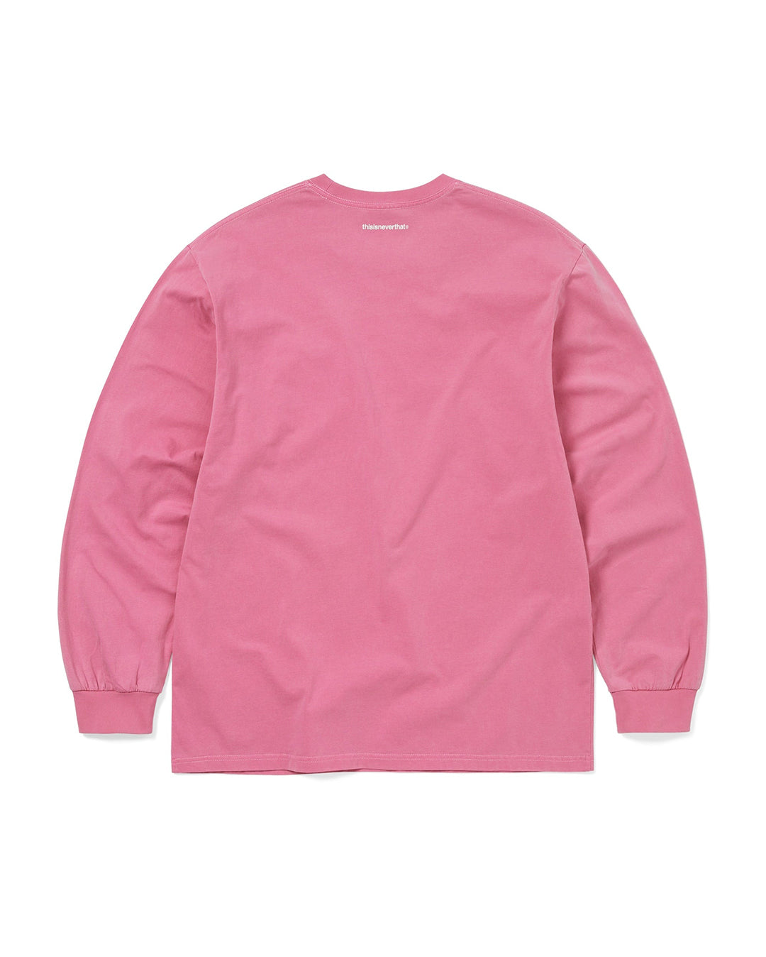 T-Logo Long Sleeve Tee - Taffy - thisisneverthat