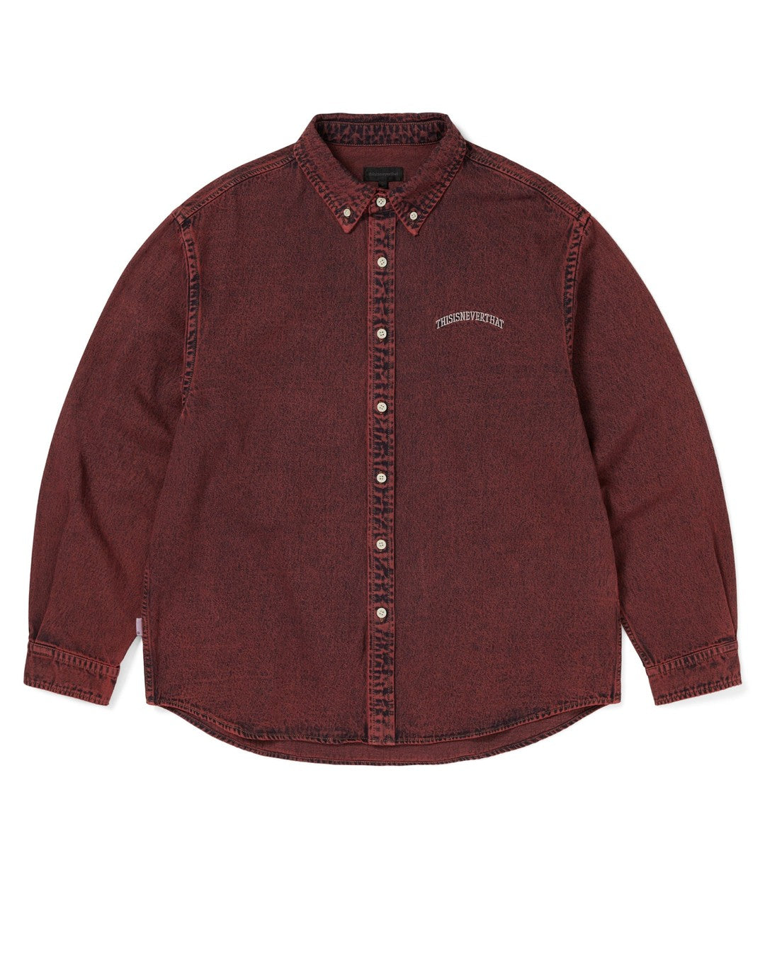 Washed Denim Shirt - Red - thisisneverthat