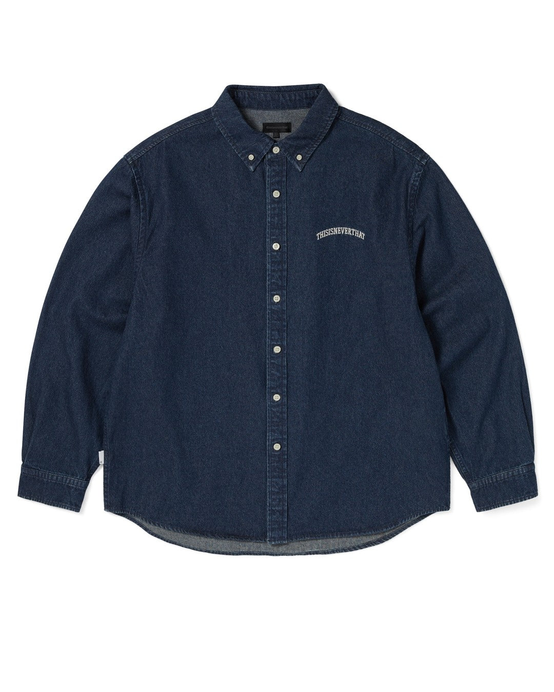 Washed Denim Shirt - Washed Indigo - thisisneverthat