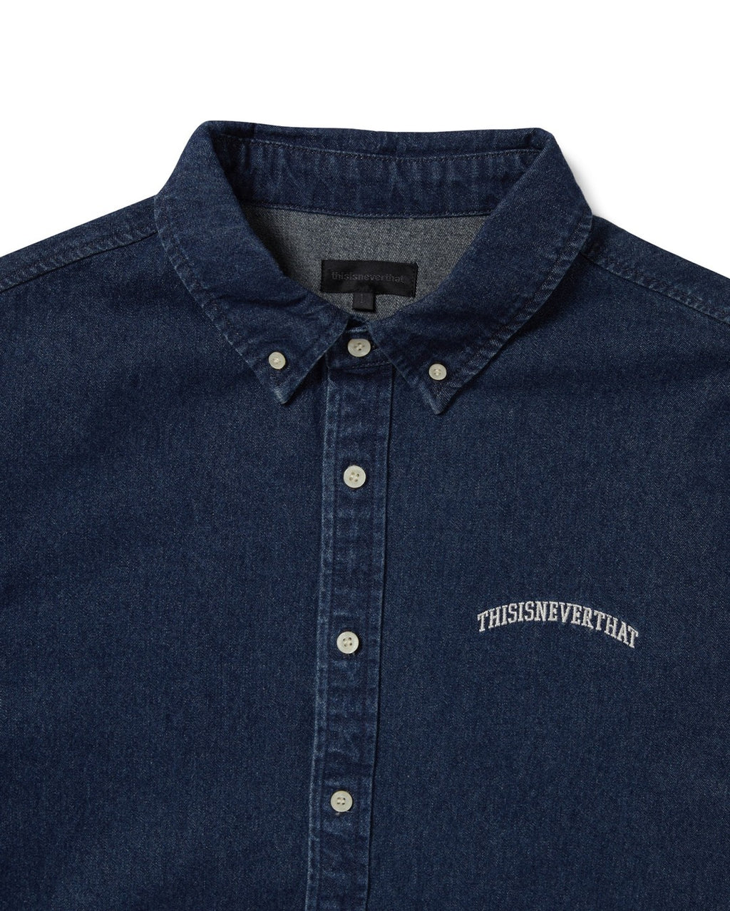 Washed Denim Shirt - Washed Indigo - thisisneverthat
